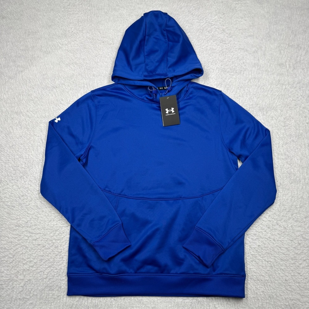 Under Armour Storm Fleece Pullover Hoodie Blue 1370425-400 Women's Size Small